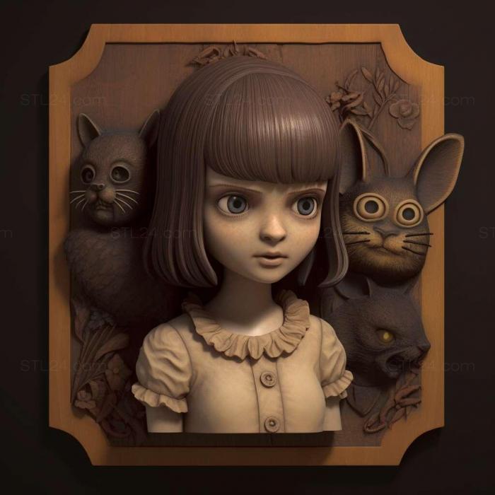 Games (Fran Bow 3, GAMES_19135) 3D models for cnc